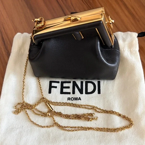 Fendi Napa Nanno bag charm crossbody - Picture 12 of 14